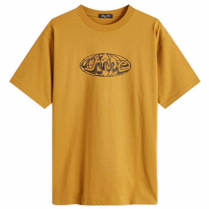 Photo: Dime Men's Globe T-Shirt in Coffee