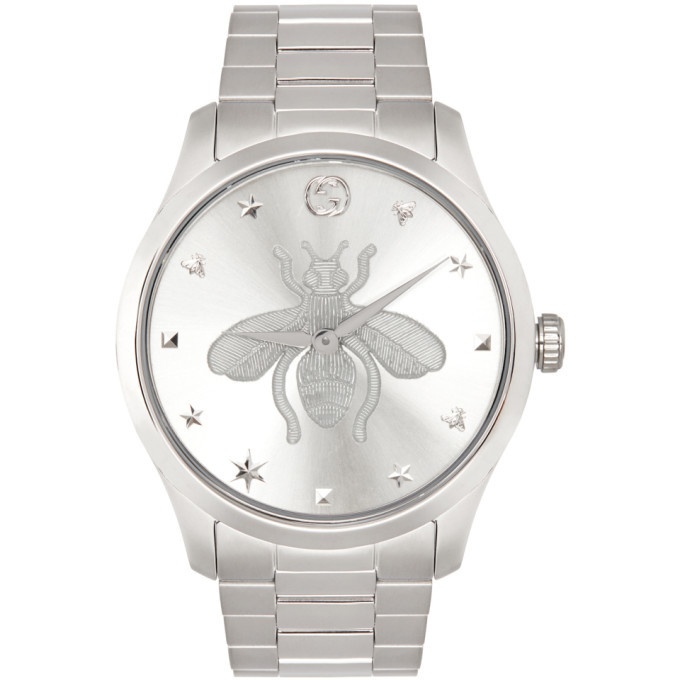 Photo: Gucci Silver G-Timeless Iconic Watch