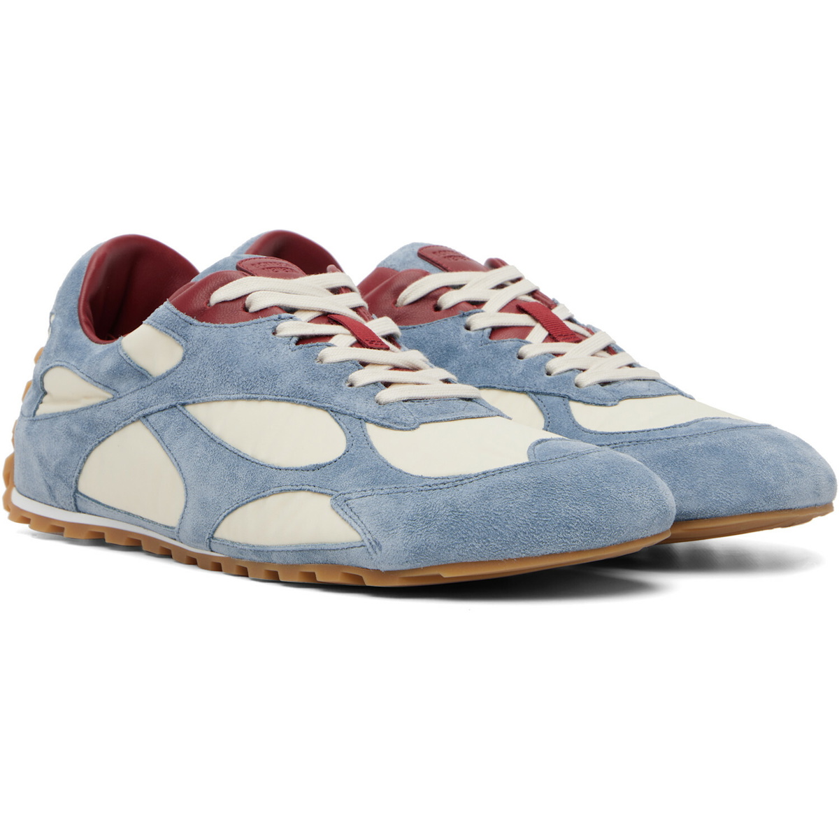 Bottega Veneta Blue & Off-White Orbit Flash Sneakers
