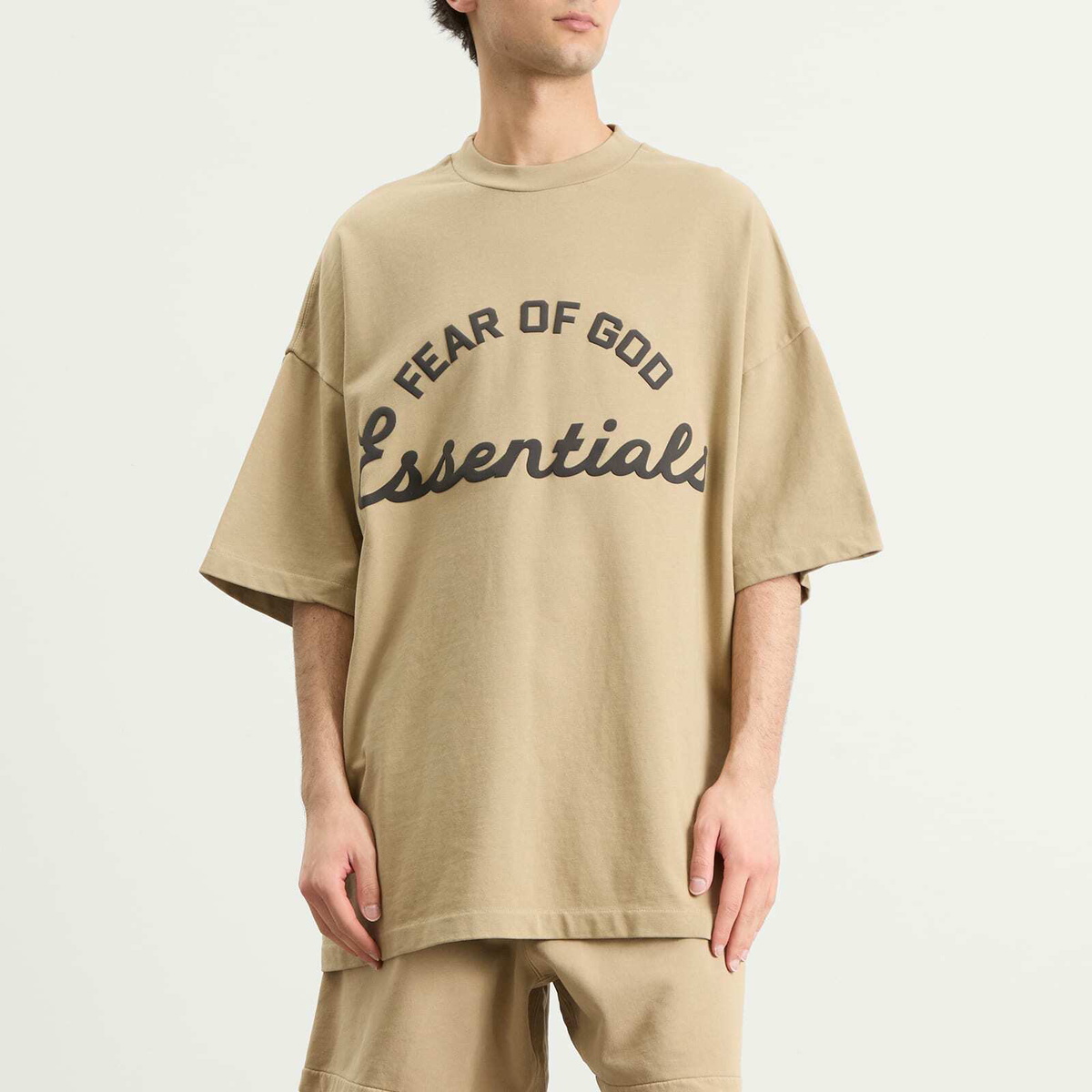 Fear of God ESSENTIALS Men's Training 90s T-Shirt in Faded Dune