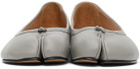 Maison Margiela SSENSE Exclusive Grey Tabi Ballerina Flats