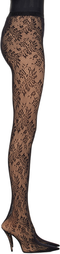 Photo: Balenciaga Beige & Black Pantaleggings Boots
