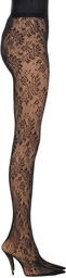 Balenciaga Beige & Black Pantaleggings Boots