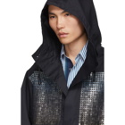 Dries Van Noten Navy Embroidered Sequin Jacket