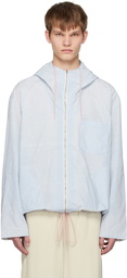 Acne Studios Blue Hooded Jacket