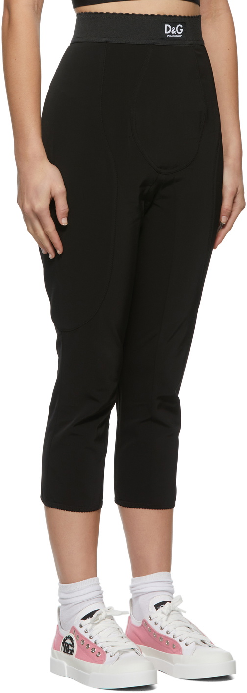 DOLCE AND GABBANA Sheer Dg Leggings