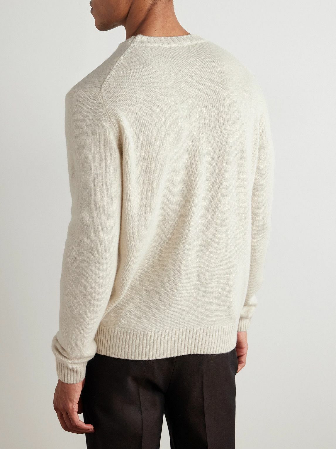 De Petrillo - Merino Wool and Cashmere-Blend Sweater - Neutrals