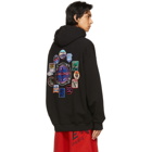 Givenchy Black Embroidered Patches Motel Hoodie