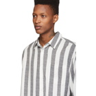 Saturdays NYC Black and White Jumbo Stripe Perry Shirt