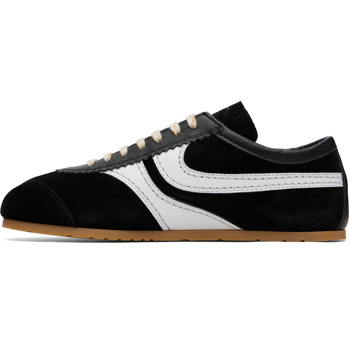 Dries Van Noten Black Suede Sneakers