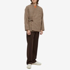 Universal Works Men's Tweed Kyoto Work Jacket in Stone