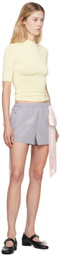 Sandy Liang Yellow Lillian T-Shirt