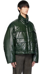 Wooyoungmi Green Zip Down Jacket