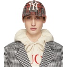 Gucci Multicolor NY Yankees Edition Plaid Patch Cap