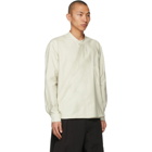 Lemaire Green Wrapover Shirt