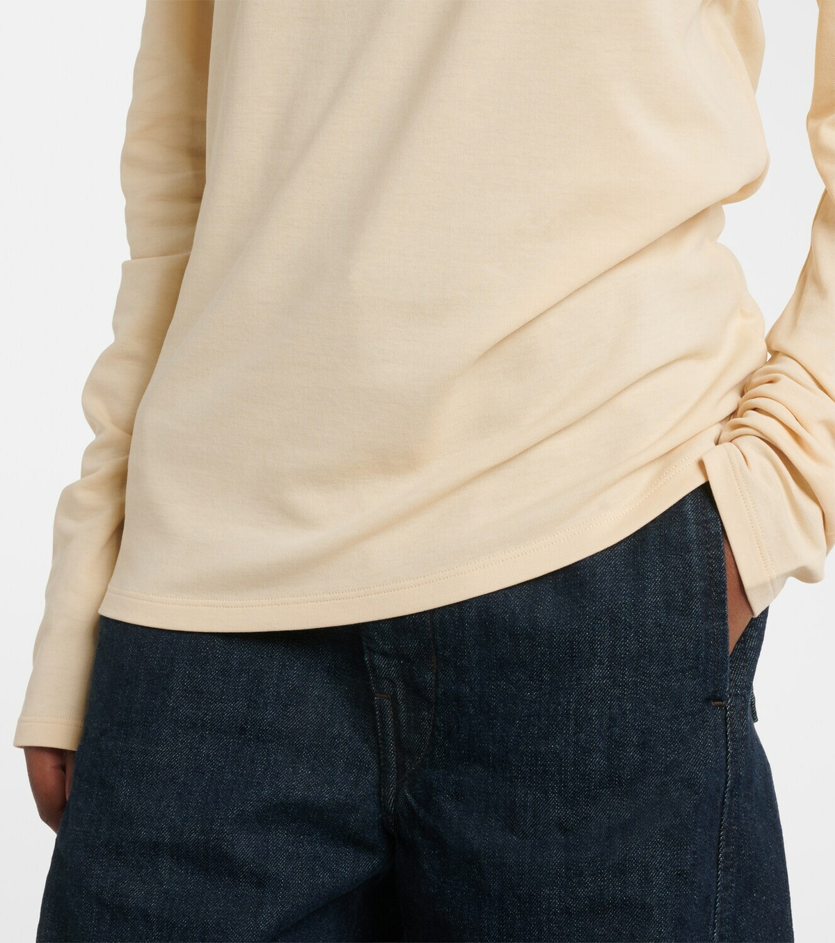 Lemaire Cotton jersey turtleneck top