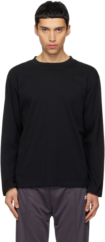 Photo: Courrèges Black Twisted Logo Long Sleeved T-shirt