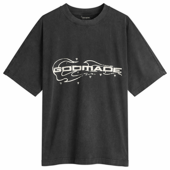 Photo: God Made Men's Spark Fire GM T-Shirt in Black