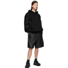 Juun.J Black Paneled Hoodie