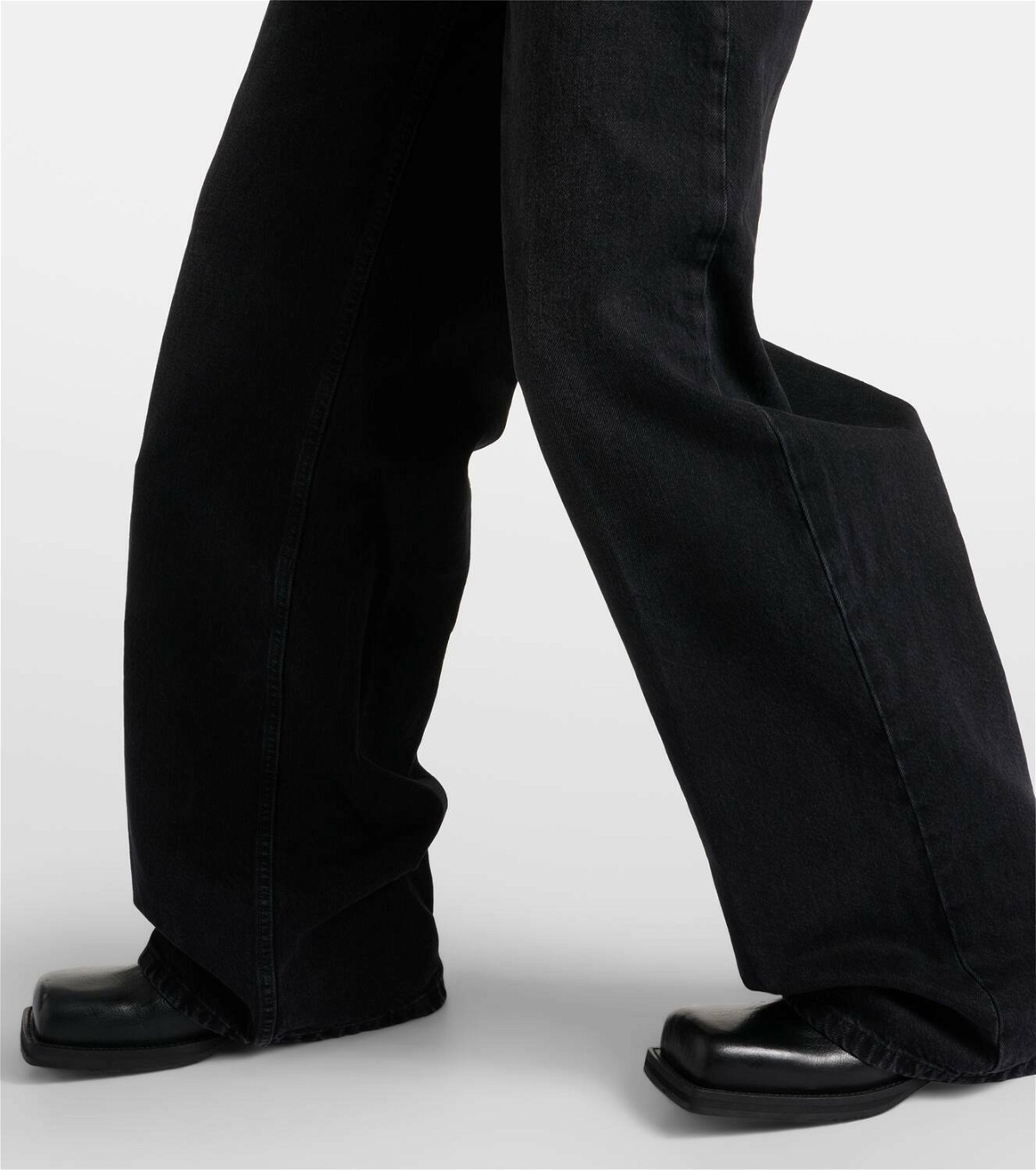 Frame High-rise wide-leg jeans Frame Denim