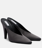 Alaïa Cone satin mules