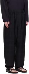 LEMAIRE Navy Relaxed Trousers