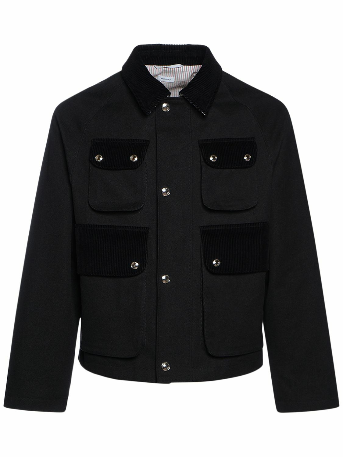 Thom Browne Cropped Relaxed Cotton Field Jacket Thom Browne 8520