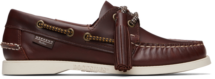 Photo: Weekend Max Mara Brown Sebago Edition Dockside 2 Boat Shoes