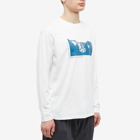 Snow Peak x Mountain Of Moods Long Sleeve T-Shirt in White