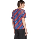 Y/Project Blue and Red Tulle Cover T-Shirt