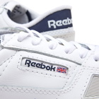 Reebok Men's LT Court Sneakers in White/Vector Navy/Cold Grey