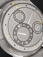 Ressence - Type 5 L Automatic 46mm Titanium and Leather Watch, Ref. No. TYPE 5 Lum