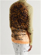 GIVENCHY - Printed Mesh Rollneck Top - Multi - XS