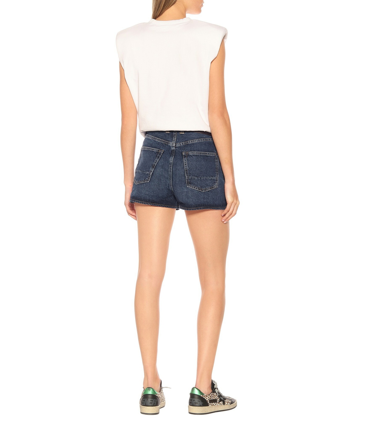 Golden Goose - Judy high-rise denim shorts