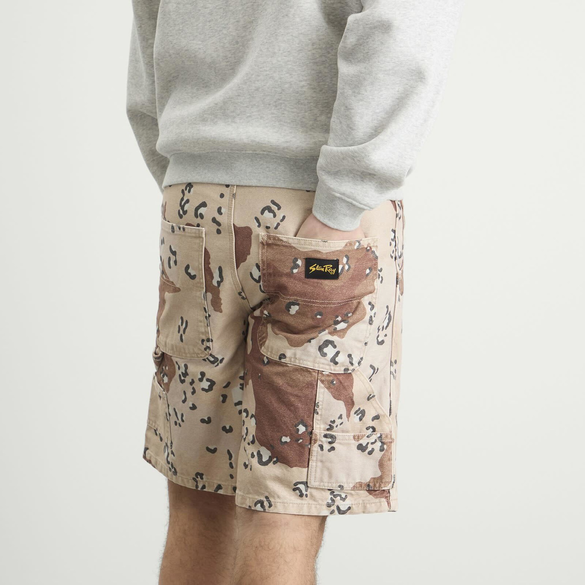 Stan Ray Men's Big Job Shorts in Choc Chip Camo