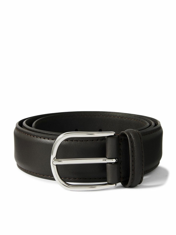 Photo: Anderson's - 3.5cm Leather Belt - Brown