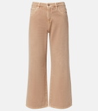 AG Jeans Saige cropped wide-leg jeans
