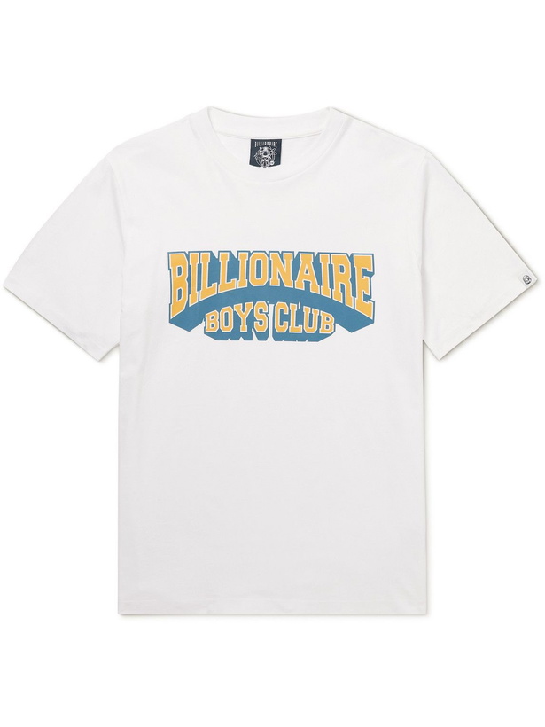 Photo: Billionaire Boys Club - Logo-Print Cotton-Jersey T-Shirt - White