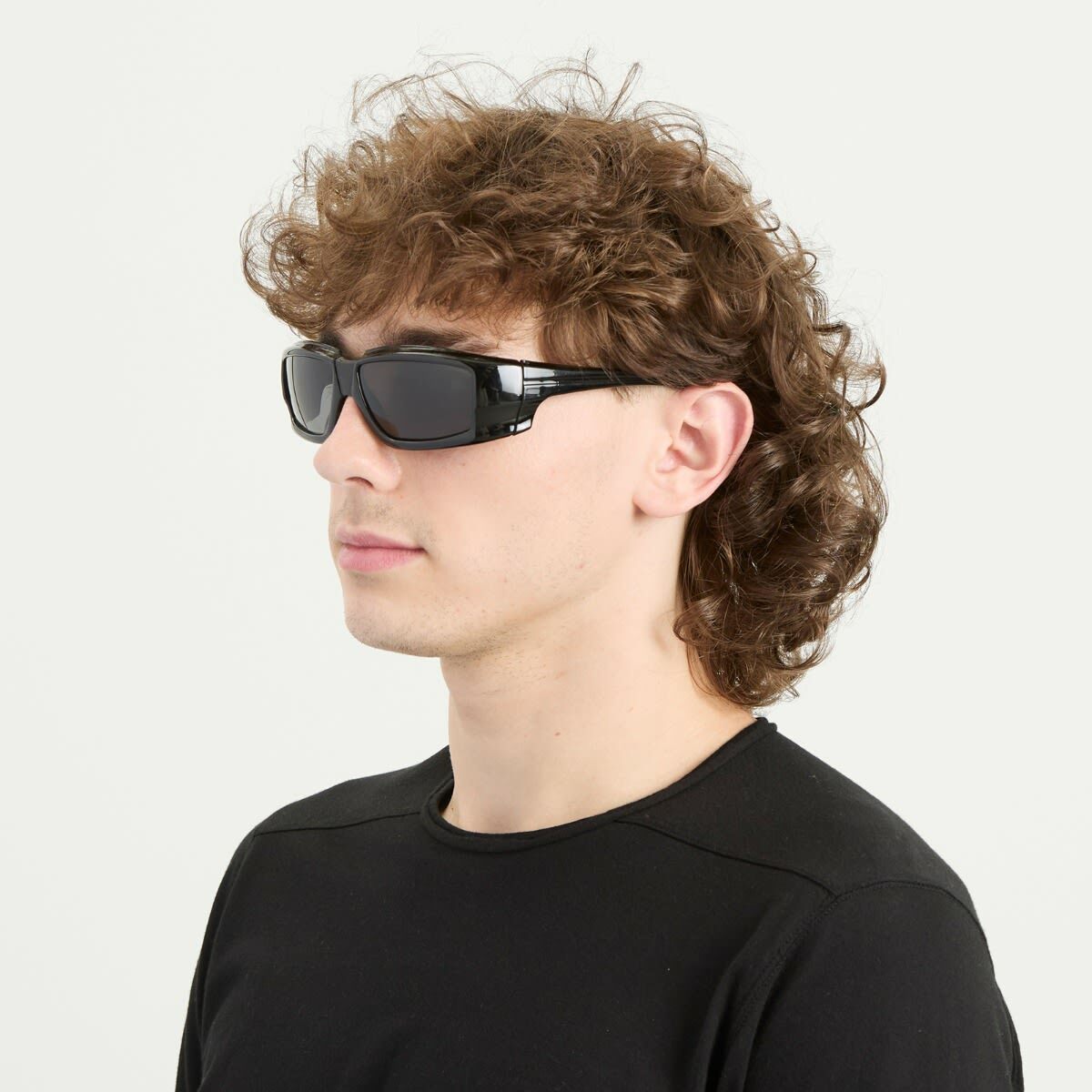 Rick Owens temple sunglasses taupe/green NWT unisex Rick Owens Men main image 3
