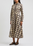 Borgo DE Nor Briele Printed Stretch-cotton Midi Dress Multicoloured