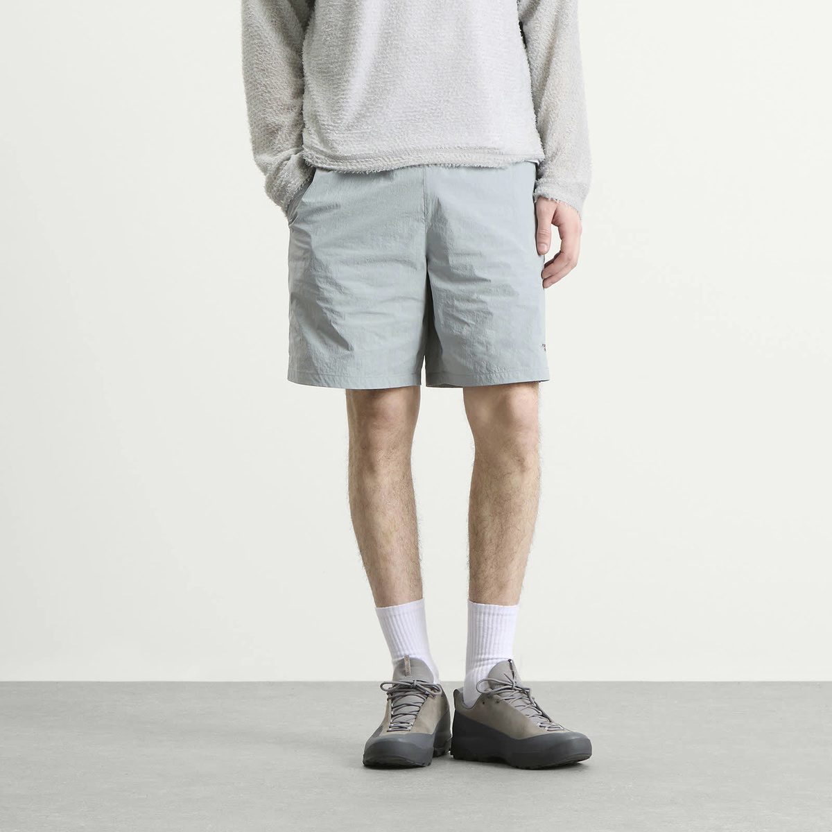Purple Mountain Observatory Men's Track Short in Grey