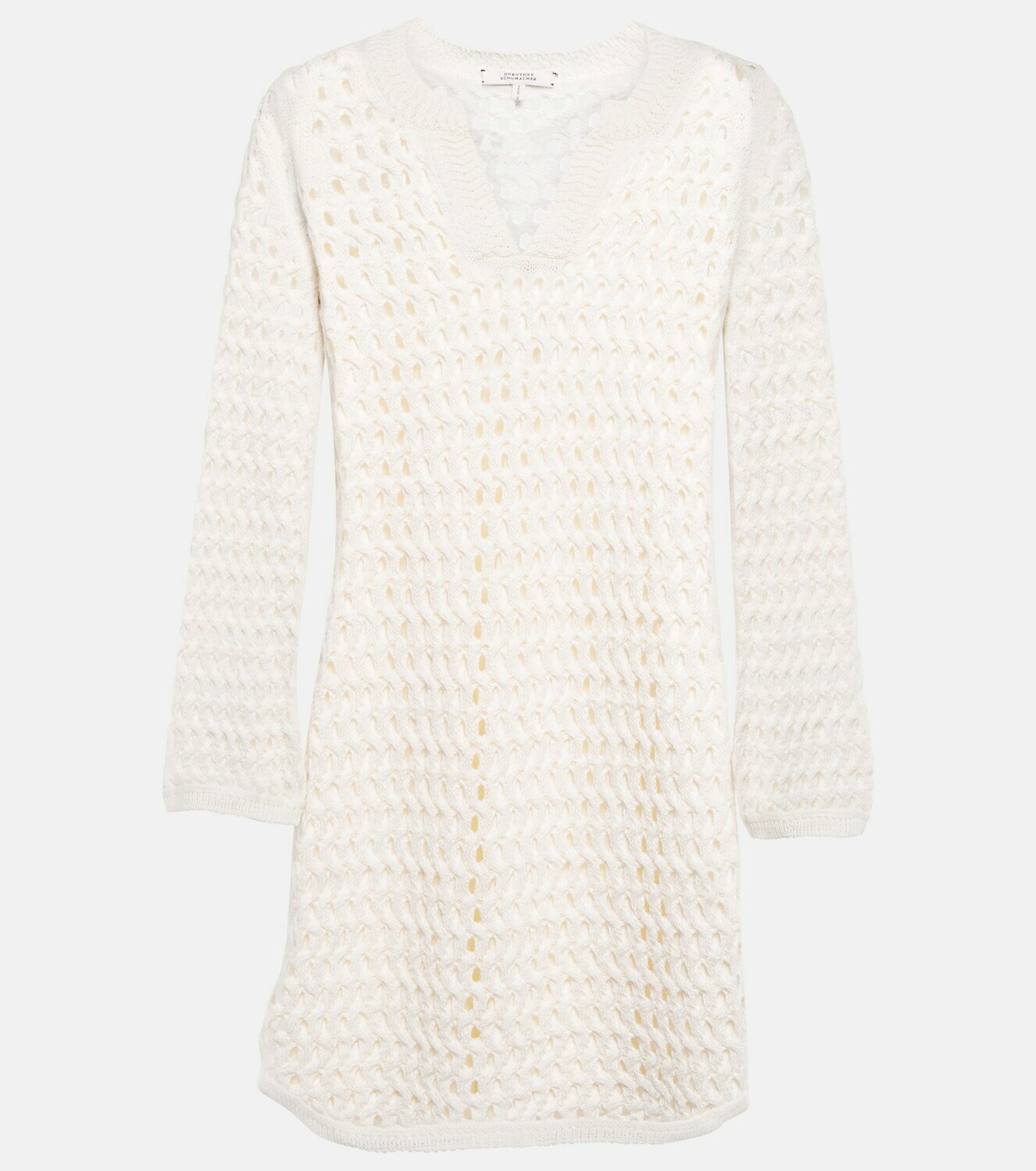 Dorothee Schumacher - Openwork pointelle minidress