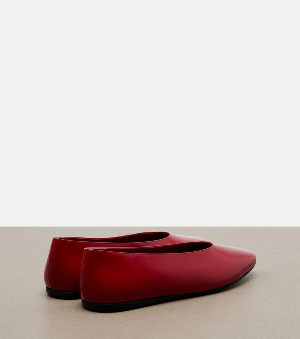 Prada Leather ballet flats