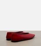 Prada Leather ballet flats