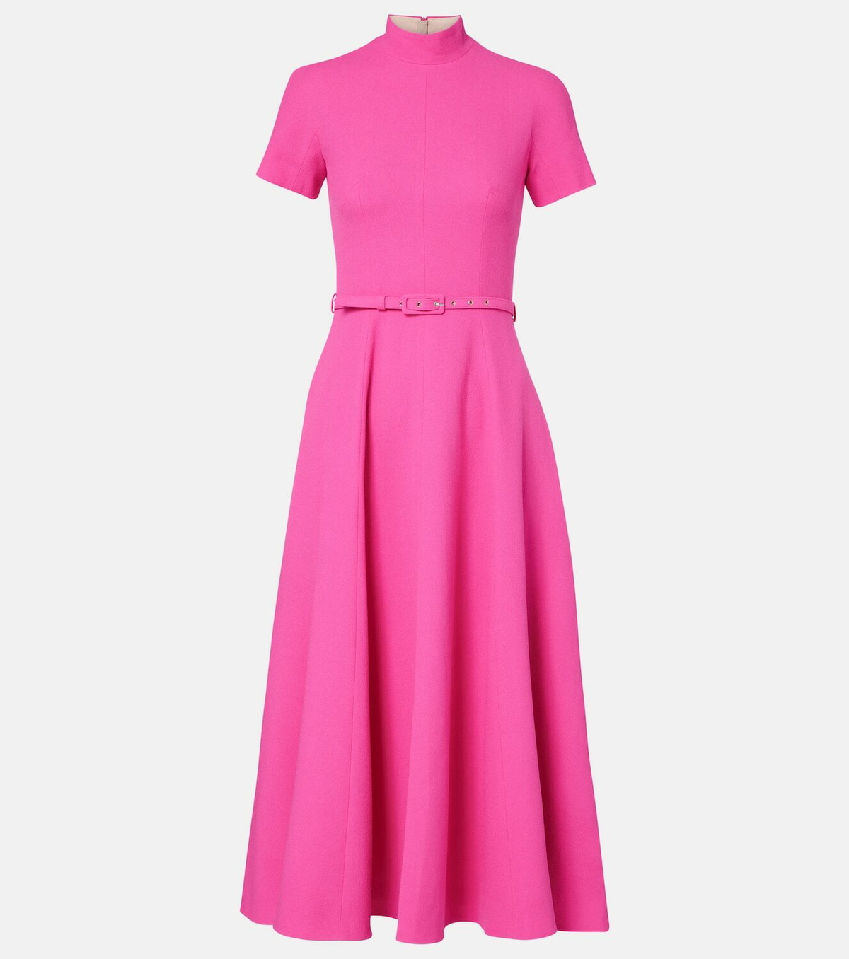 Emilia Wickstead Camilla belted wool midi dress