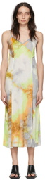 PERVERZE Green Polyester Maxi Dress