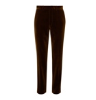 Favourbrook - Windsor Cotton-Velvet Suit Trousers - Brown