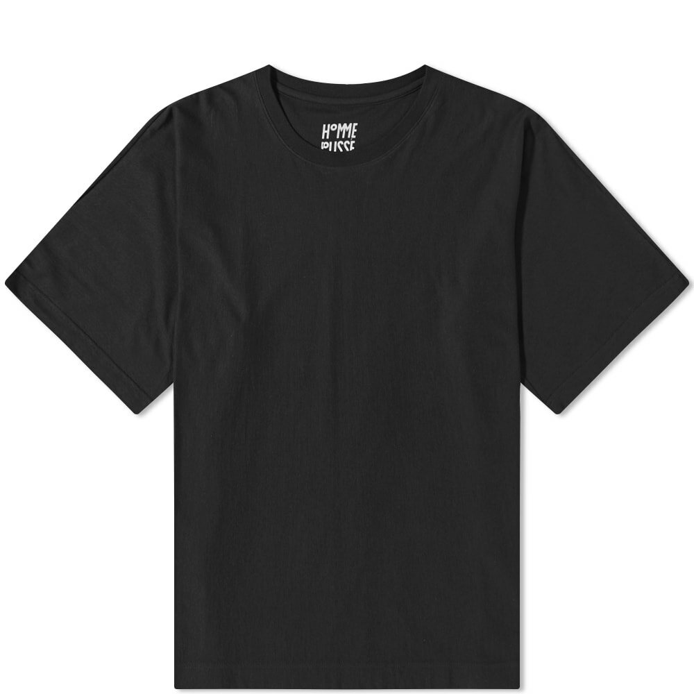 Homme Plissé Issey Miyake Men's Release Basic T-Shirt in Black Homme ...