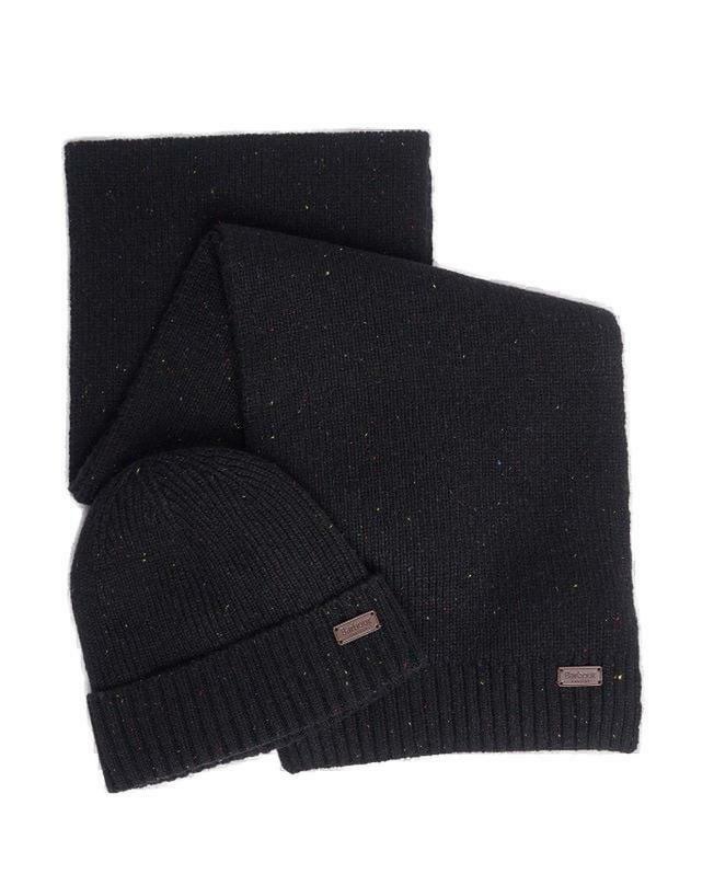 Photo: Carlton Beanie &amp; Scarf Set Barbour