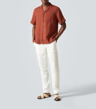 Fedeli Linen straight pants
